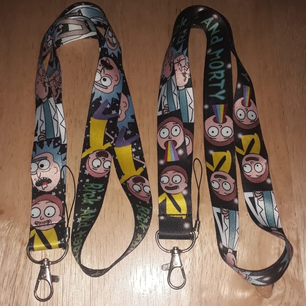 2 Best Adult Swim Rick & Morty Combo C Lanyard